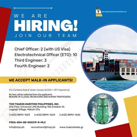 4th Engineer Jobs in Philippines .